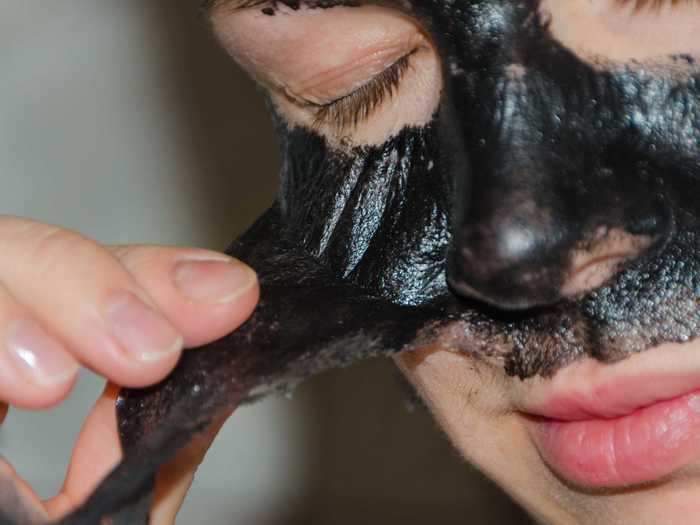 Charcoal masks aren