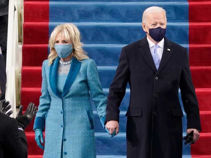 For the Inauguration Day ceremony, Jill Biden wore an outfit made by an emerging designer in New York City, who said the first lady