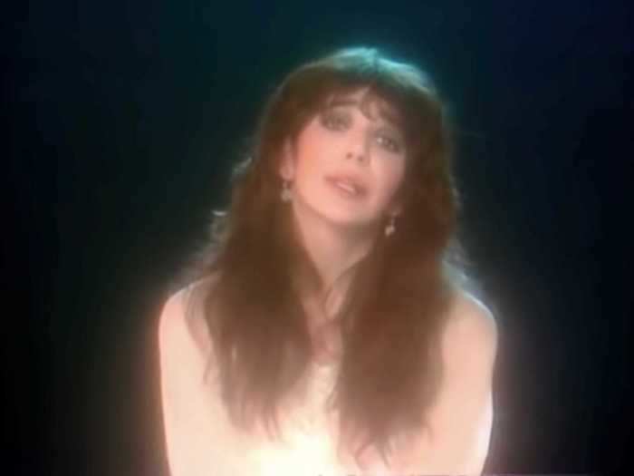 Kate Bush was just 19 when "Wuthering Heights" made her the first female artist to have a No. 1 hit in the UK with a self-written song.