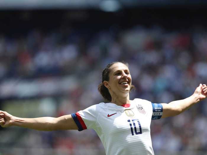 USWNT superstar Carli Lloyd said she feels better about her eventual retirement because she watched Kobe thrive after his NBA days.