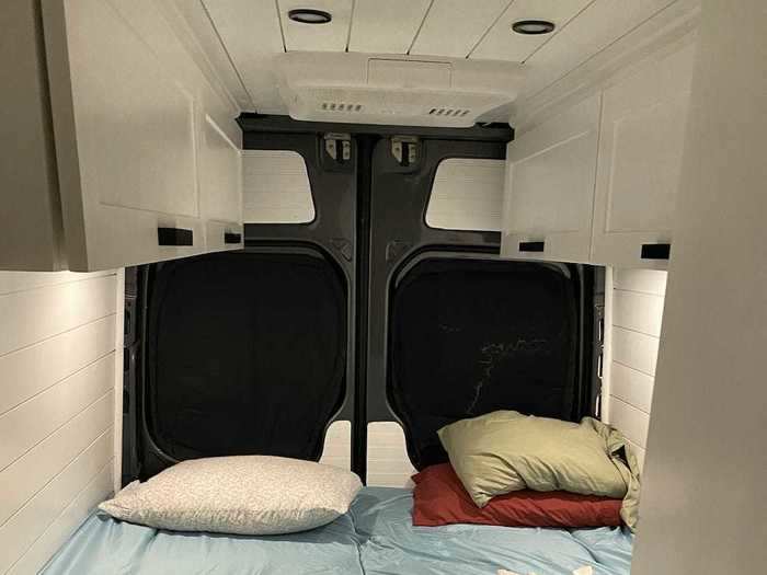 Many camper vans use multifunctional furniture to save space, but they