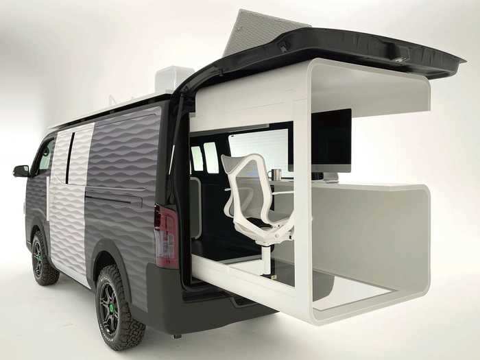 The best aspects of the concept van are hidden in its details.