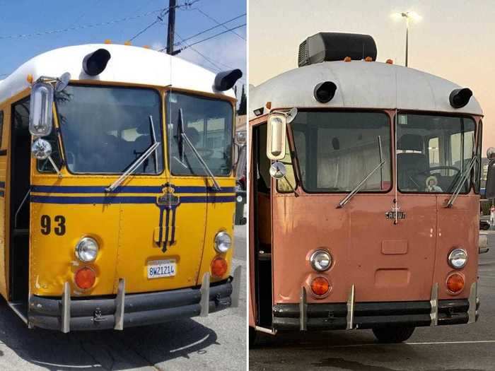 The exterior of the bus also got a new look with a fresh coat of paint.