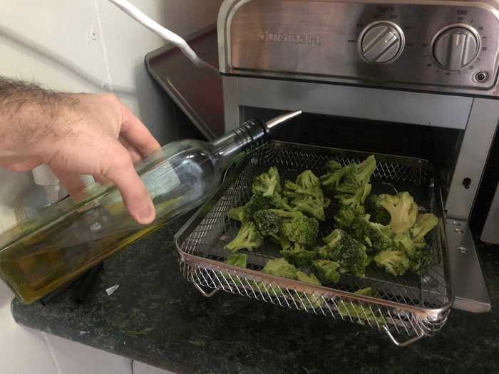 Olive oil is still necessary when cooking with an air fryer.