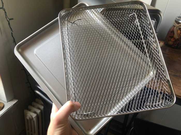 Some air fryers come with a basket and a tray, and it