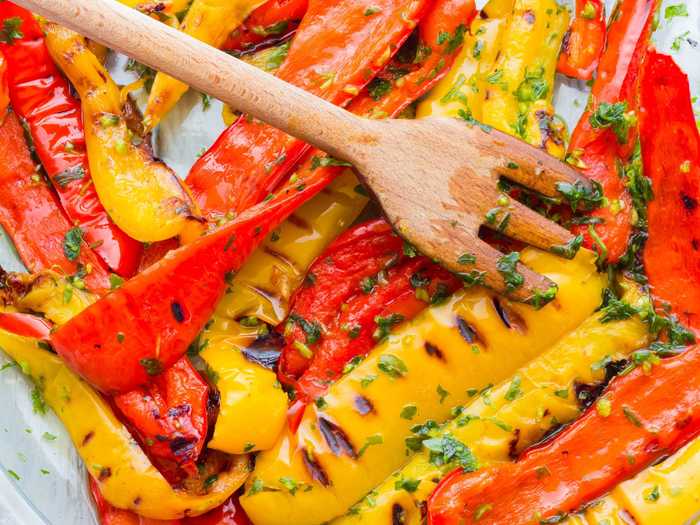 Roasted or sauteed peppers also add a lot of flavor and texture to grilled cheese sandwiches.