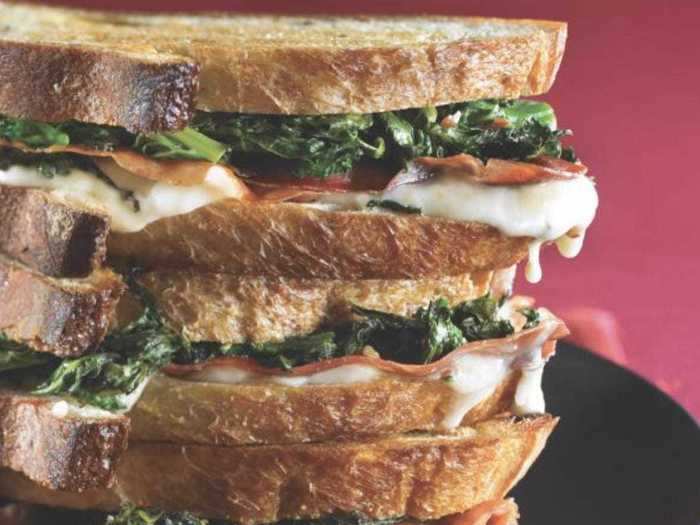 Greens like spinach, broccoli rabe, or arugula can add a fresh quality and cut through the richness of the cheese.