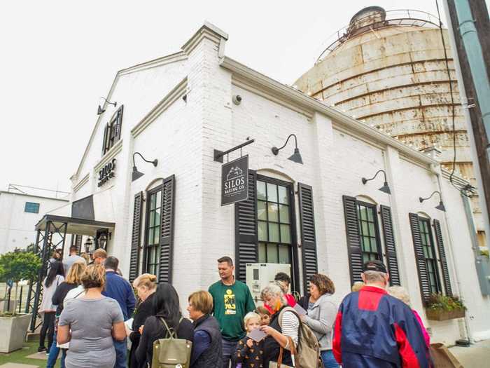 After window shopping at Magnolia Market, I headed towards Silos Bakery, where the line was out the door.