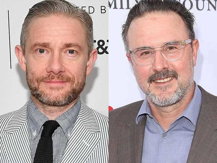 Martin Freeman and David Arquette