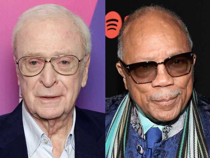 Michael Caine and Quincy Jones