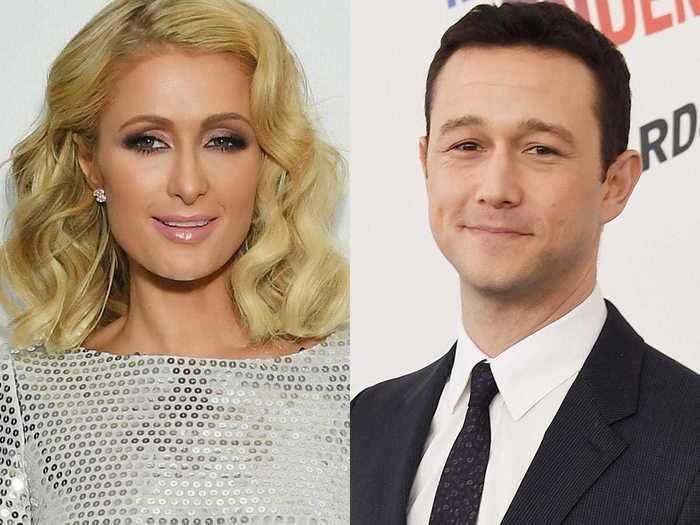 Paris Hilton and Joseph-Gordon Levitt