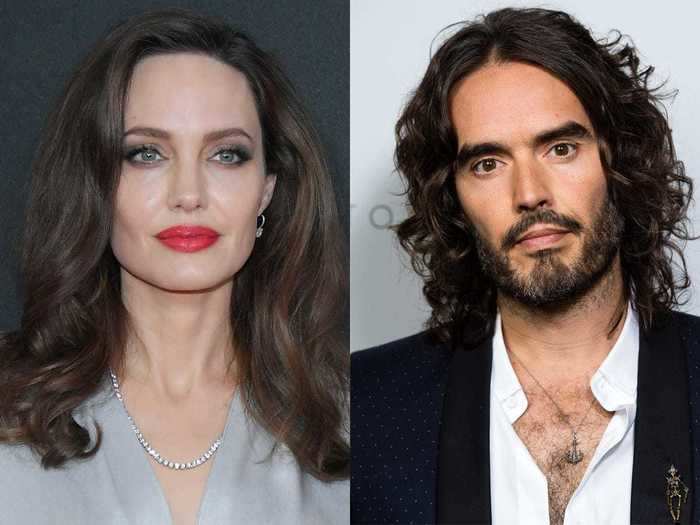 Angelina Jolie and Russell Brand