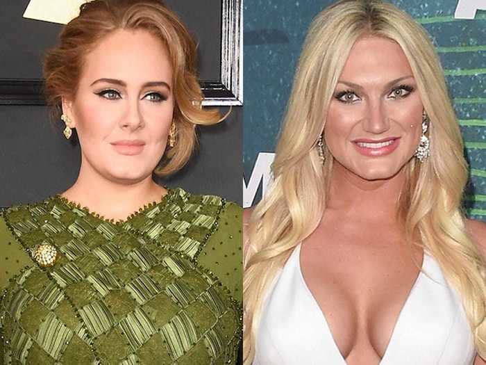 Adele and Brooke Hogan