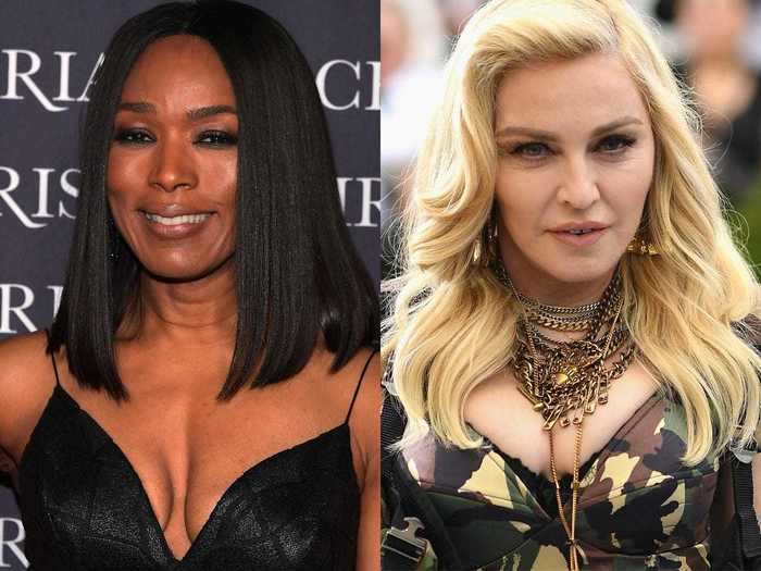 Angela Bassett and Madonna