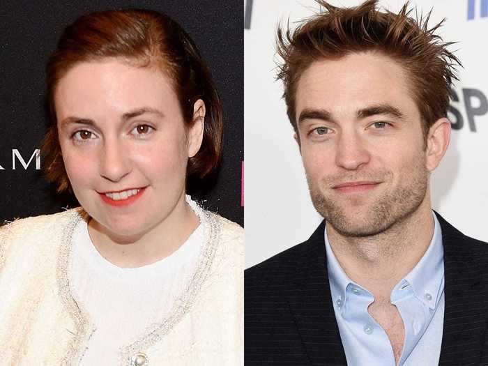 Lena Dunham and Robert Pattinson