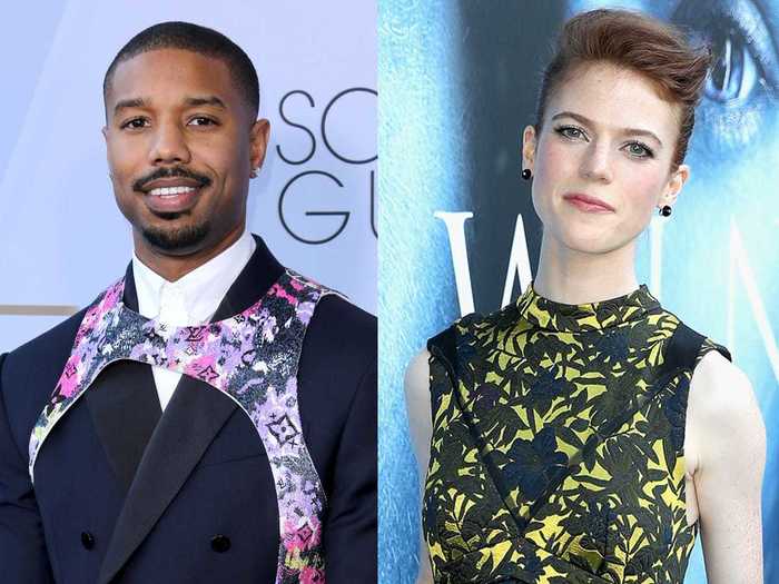 Michael B. Jordan and Rose Leslie