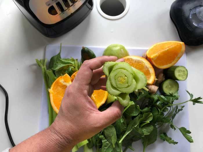 I held onto the spare bits from my cutting board that didn