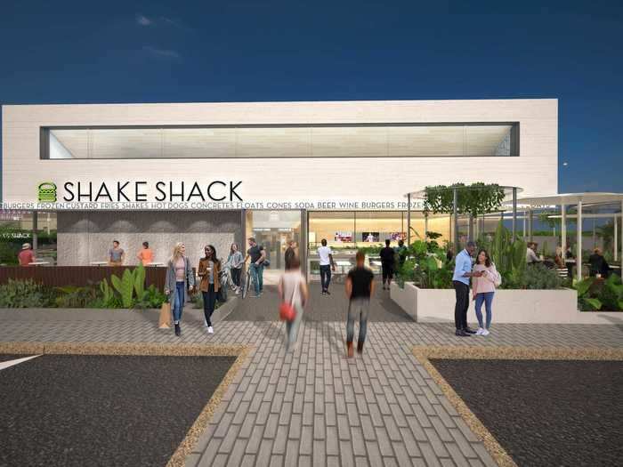 The Orlando Vineland Pointe Shake Shack, opening at the end of 2021, will have dine-in options, including a large outdoor patio ...