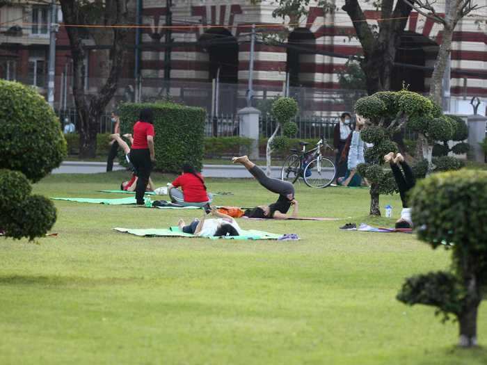 On the morning of the coup, some residents of Yangon, Myanmar