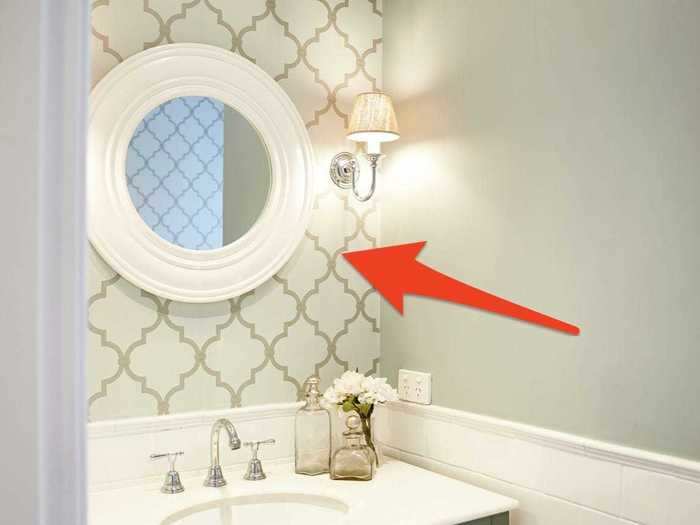 Bold, removable wallpaper will continue to trend.