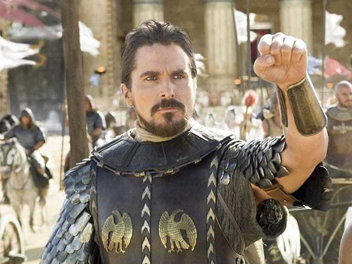 Bale portrayed Moses in "Exodus: Gods and Kings" (2014).