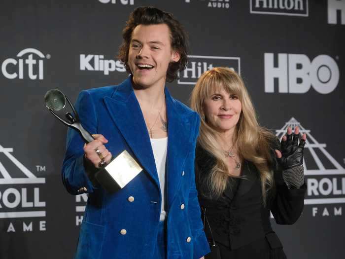 Stevie Nicks called Styles her "love child."