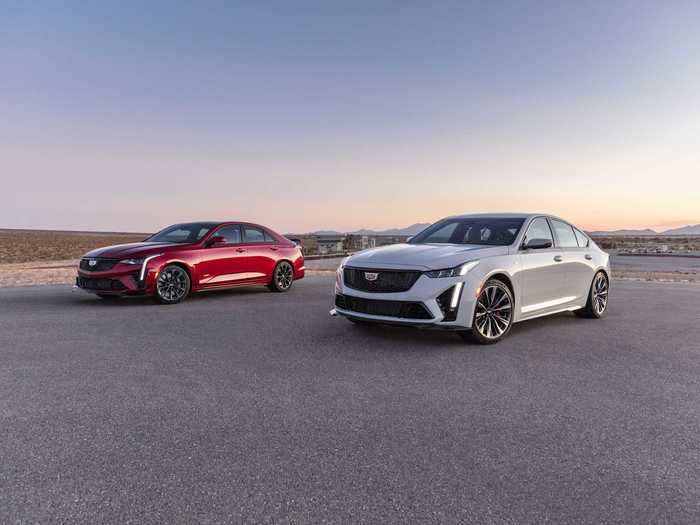 Starting MSRP for the 2022 Cadillac CT4-V Blackwing and CT5-V Blackwing are $59,990 and $84,990, respectively.