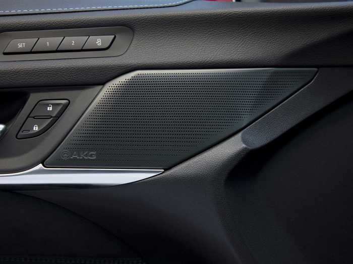 As standard, the cars also have AKG sound systems.