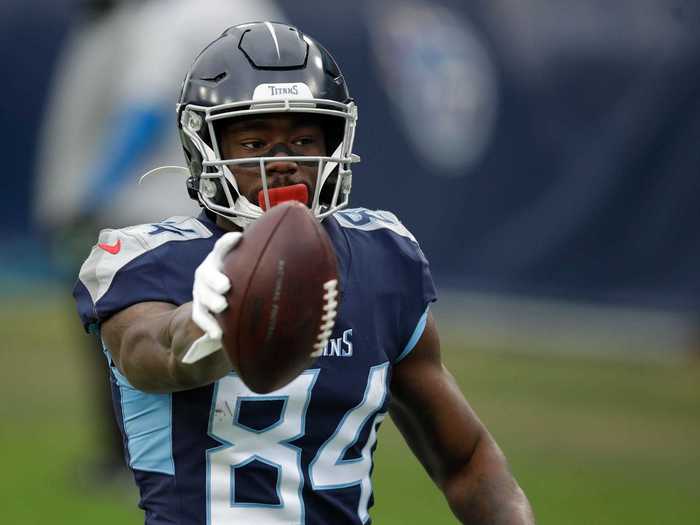 Davis has been solid for the Titans, teaming up with A.J. Brown to form a dynamic duo of receivers in Tennessee.