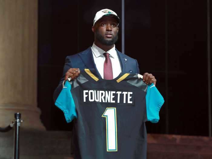 Leonard Fournette was picked No. 4 overall by the Jacksonville Jaguars.