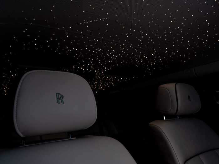 Inside, you get your Starlight headliner.