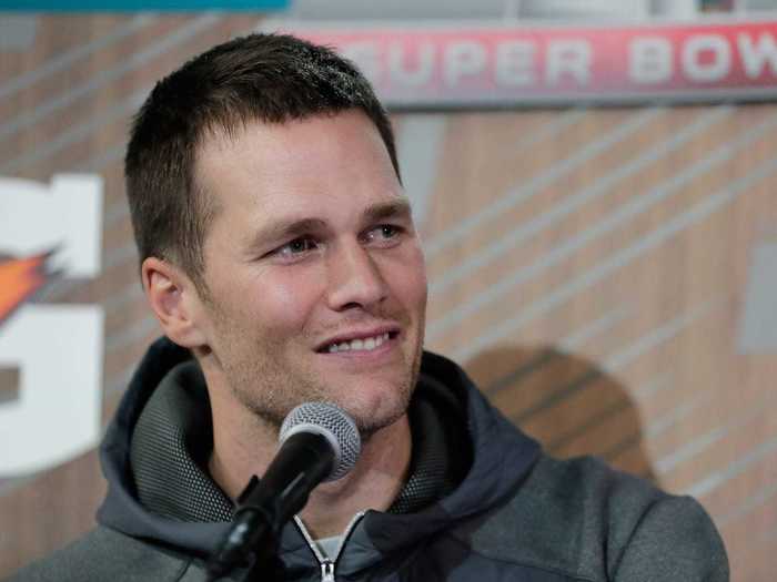 Brady on January 30, 2017, before Super Bowl LI. The Patriots beat the Falcons, 34-28.