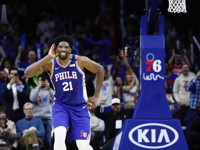 Joel Embiid points (-1.5) vs. Tampa Bay Buccaneers points