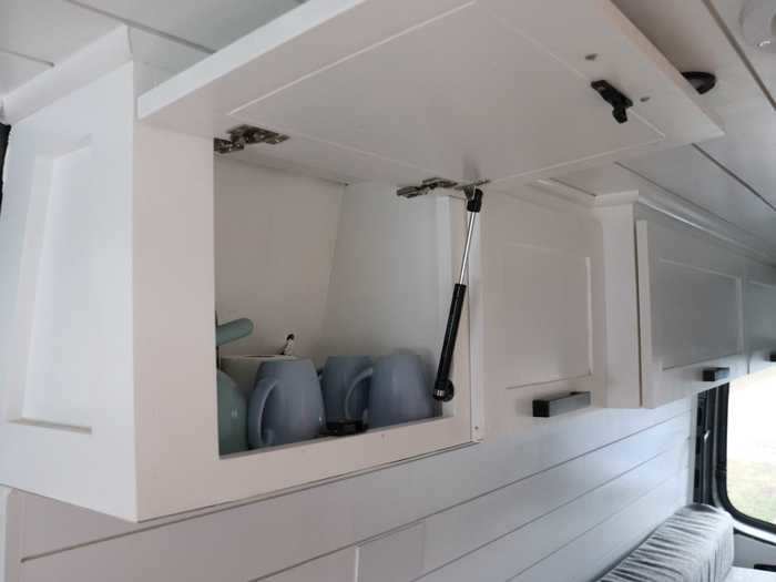 Although vanlifers get very creative about storage, space is still very limited.