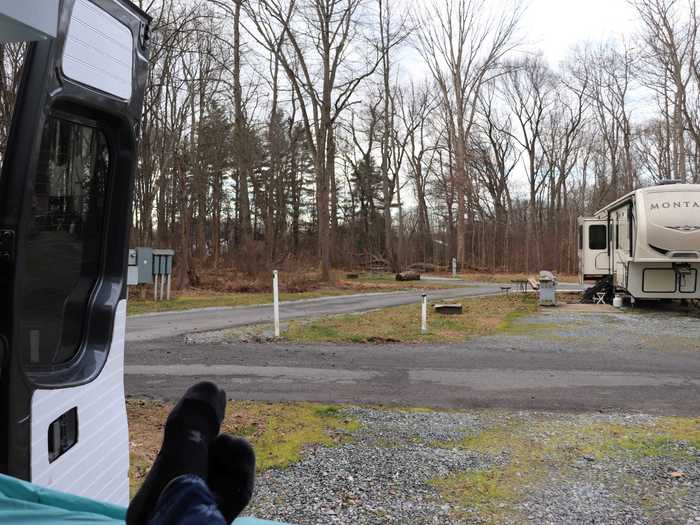 Although most photos show vanlifers opening their back doors onto beaches, the reality is far from that.