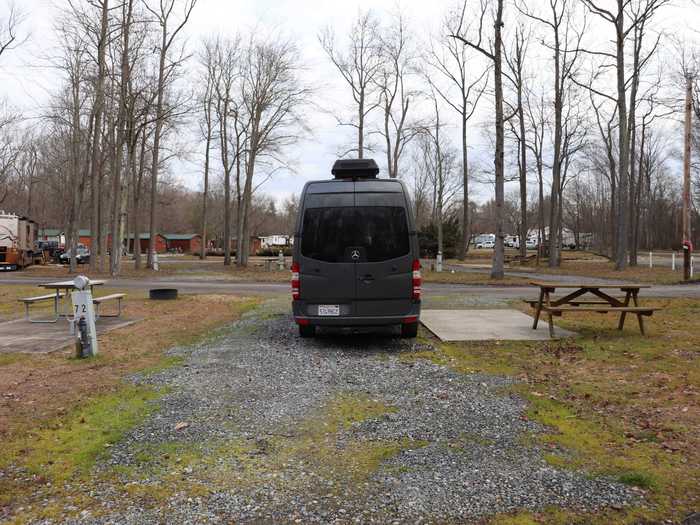 During the winter, empty campgrounds are another popular option for vanlifers, but they can get expensive.