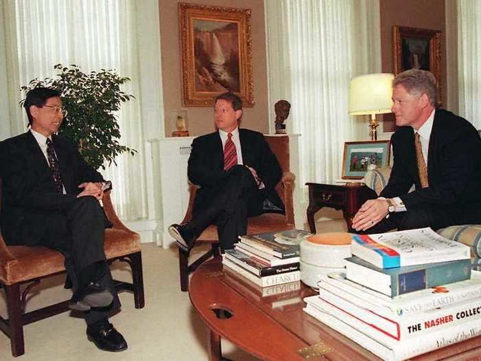 Vice presidents have used the office to receive foreign dignitaries and meet with aides.