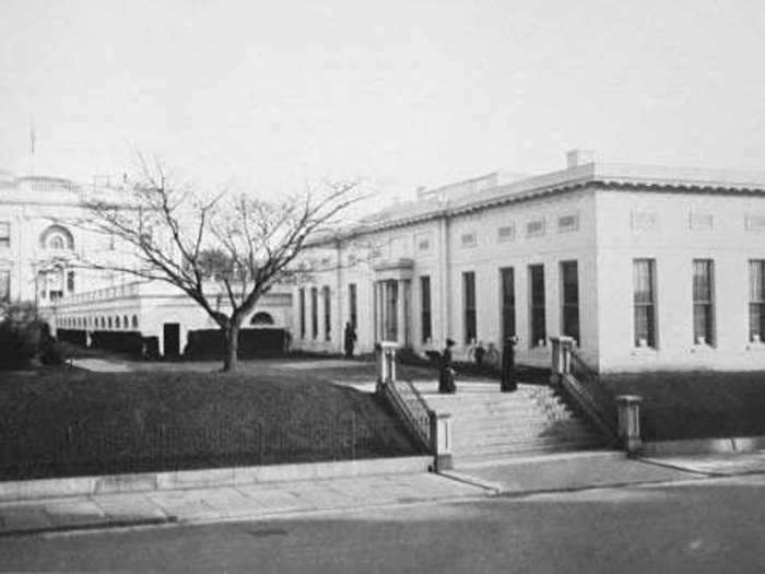 President Theodore Roosevelt oversaw the construction of the West Wing, where the vice president