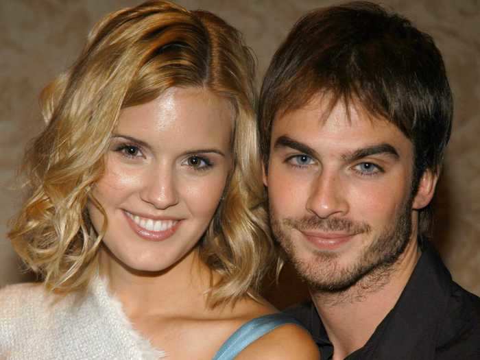 Ian Somerhalder and Maggie Grace played step-siblings with crushes on each other in "Lost," and those crushes translated off-screen.