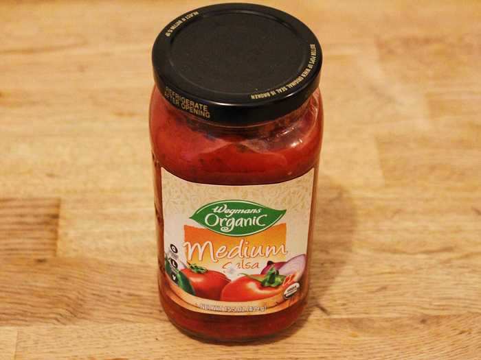 My favorite store-bought salsa was the Wegmans organic medium salsa.