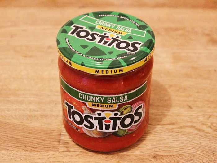 Tostitos salsas and dips can be picked up in most grocery stores.