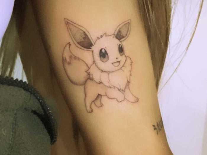 13. Most popular Eevee tattoo