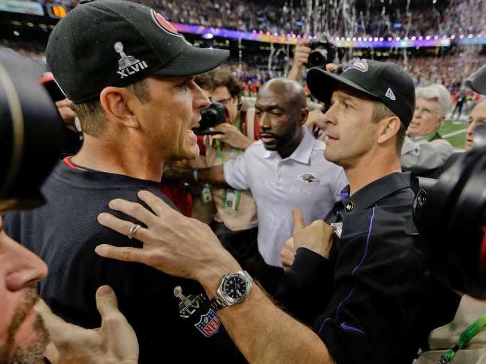 Two brothers once competed against each other as Super Bowl team coaches.