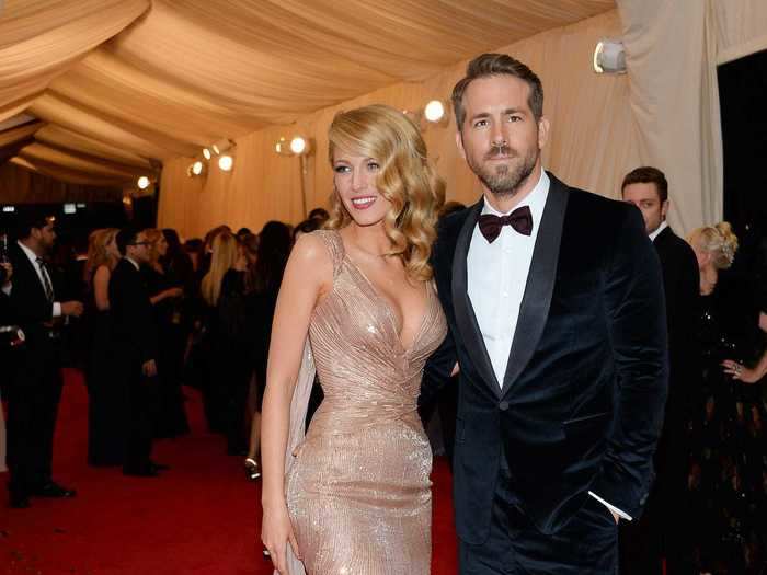 Blake Lively and Ryan Reynolds evoked old Hollywood glamour for their 2014 Met Gala appearance.