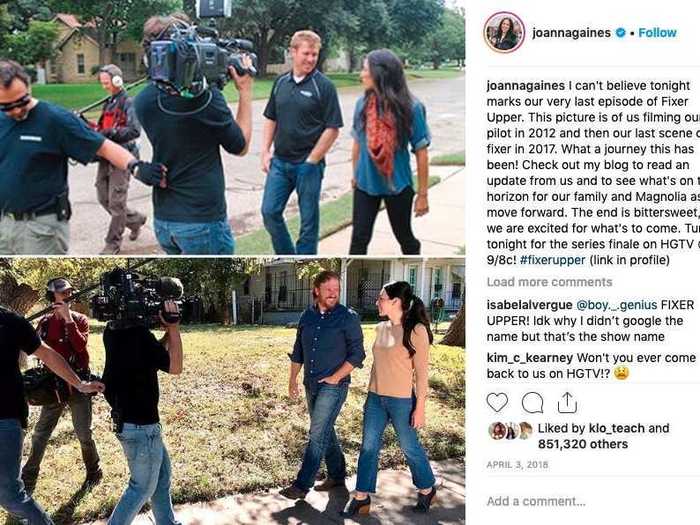 Filming "Fixer Upper" was a huge part of life for the entire family.