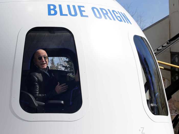 In September 2000, Bezos launched Blue Origin, a commercial spaceflight company.