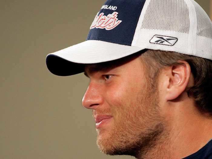 While we generally think of Brady as being clean-shaven, he has at times experimented with various stages of scruffiness, as he did in 2006.