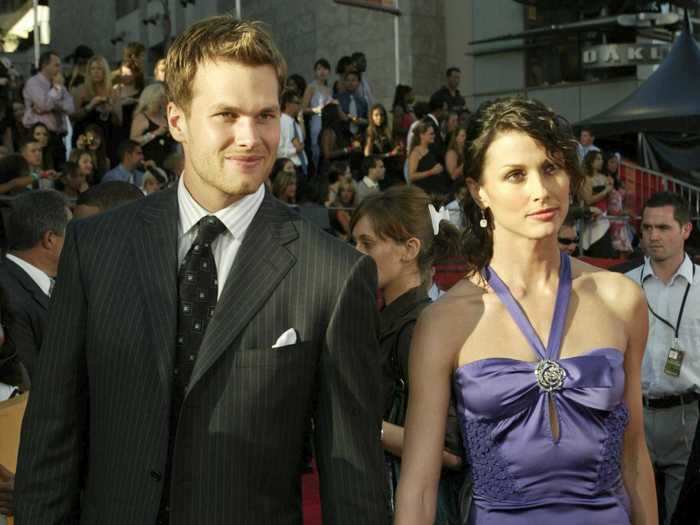 At the 2004 ESPYs with Bridget Moynahan, it was a pinstriped suit.