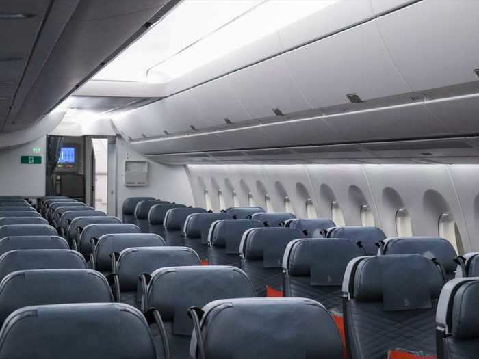 Having an all-premium plane with fewer seats frees up weight to carry more freight.