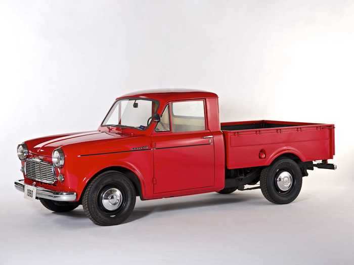 The first compact truck in the US, according to Nissan, was the adorable 1959 Datsun 220.